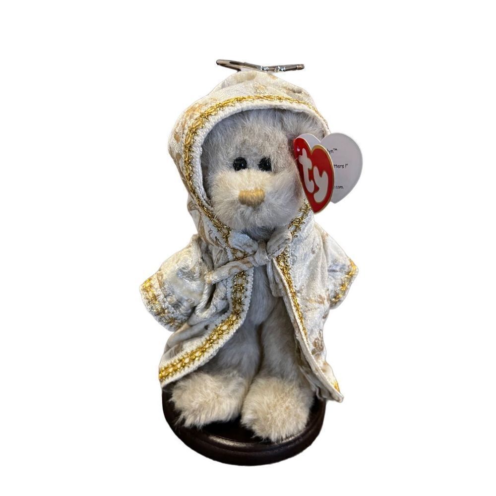 TY Beanie 1993 Christmas Bear Gwendolyn Beanie Bear